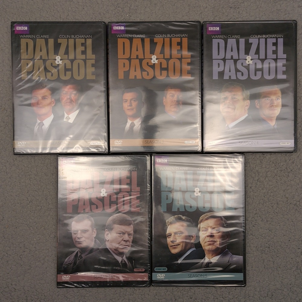 Dalziel & Pascoe DVD Lot Seasons 2 3 4 5 6 BBC Region 1 Warren Clarke Colin